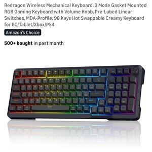 RGB Mechanical Gaming Keyboard - Black